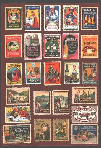 B7968 93 Reklamemarken Lebensmittel Silberstern Molkerei Lauterbach Hessen Lecki