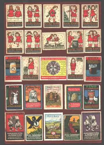 B7968 93 Reklamemarken Lebensmittel Silberstern Molkerei Lauterbach Hessen Lecki