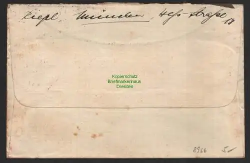 B8966 Brief Luftpost Air mail DR 669 EF München 1938 Geburtstag Graf Zeppelin