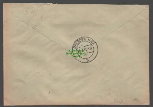 B9352 R-Brief Gebr. Hörmann A.-G. Georgswalde (Kr Rumburg) 1943 Wenzel Renger