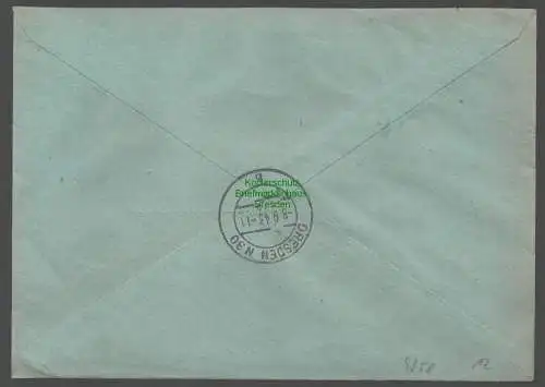 B9358 R-Brief Gebr. Hörmann A.-G. Gießen 1  1943 Conrad Bender II. Hefe- und Süß