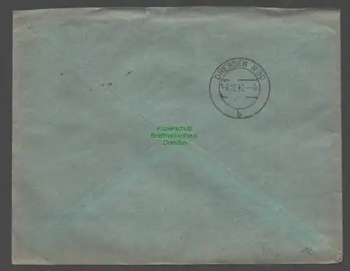 B9310 R-Brief Gebr. Hörmann A.-G. Finsterwalde 1942 Wilhelm Richter Süßwaren