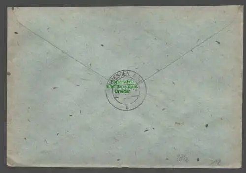 B9392 R-Brief Gebr. Hörmann A.-G. Guben 1 1943 Emil Weingärtner