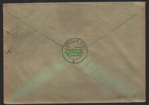 B9814 R-Brief Gebr. Hörmann A.-G. Wuppertal-Oberbarmen 1 Franz Kötter  1942 Zwie