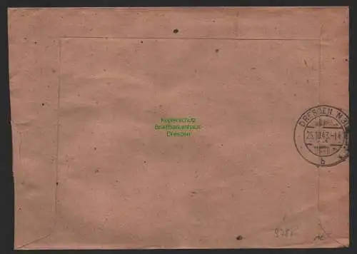 B9785 R-Brief Gebr. Hörmann A.-G. Walkendorf über Tessin (Meckl) Wilhelm Zühr