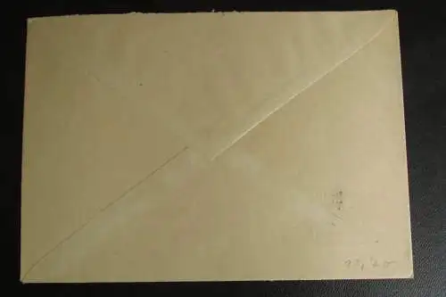 Brief Bezirkshandstempel Bezirk 27 Geringswalde 30.6.48 Landeskreditbank