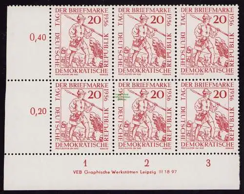 DDR DV 3735 544 ** Tag der Briefmarke 1956