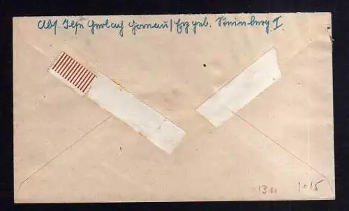 h1311 Brief Handstempel Bezirk 41 Zschopau 30.6.48 an Kreisrat in Flöha