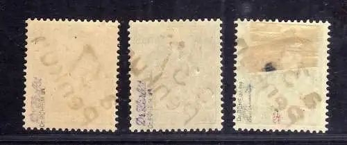 h2541 Handstempel Bezirk 37 63 Penkun 10 Pfg. *  12 24 Pfg. ** postfrisch gepr.