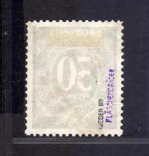 h2625 Handstempel Bezirk 37 Zarrentin Ziffer 50 gestempelt gepr. BPP