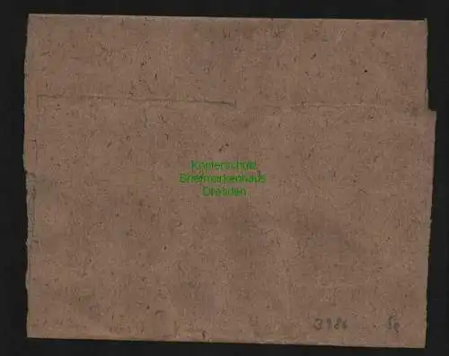 h3986 SBZ Bezirkshandstempel Bezirk 27 Leipzig 14 2x 8 Pfg. Zeitungs Drucksache