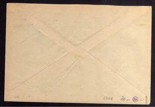 h2902 Handstempel Bezirk 27 Mittweida 24 Pfg. Bedarfsbrief Rüdiger & Söhne gepr.