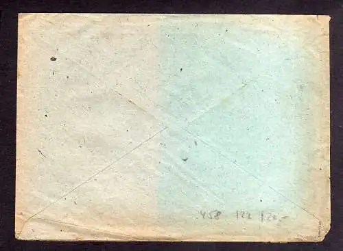 h458 Brief Handstempel Bezirk 16 Dornburg 09.7.48 gepr. BPP