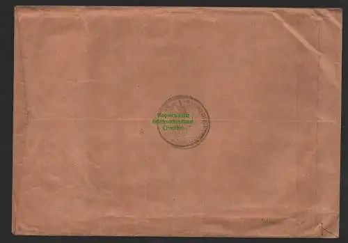 h4144 SBZ Bezirkshandstempel Bezirk 14 Brief Graupa Rathewalde Pirna 10.7.48