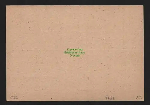 h4622 SBZ Bezirkshandstempel Bezirk 14 GS Ganzsache 12 Pfg. Arbeiter Dresden N6r