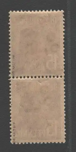 h4848 SBZ Bezirkshandstempel Bezirk 2° Köthen 1d 2x 15 Pfg. 171 ** gepr. BPP