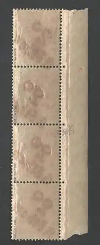 h4870 SBZ Bezirkshandstempel Bezirk 2° Köthen 1 4x 30 Pfg. 176 ** gepr. BPP