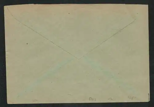 h5413 SBZ Währungsreform 1948 Gebühr bezahlt Stolpen 6.7.48 an Finanzamt Pirna