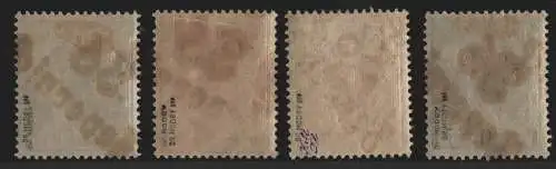 h6817 SBZ Handstempel Bezirk 36 Zepernick 20, 30, 40, 80 Pfg. * gepr. BPP
