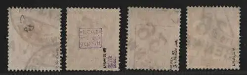 h6499 SBZ Handstempel Bezirk 36 Liebenwalde 4 Werte gestempelt mit 15 Pfg. 171 g