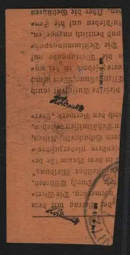h6608 SBZ Handstempel Bezirk 36 Neuruppin Ziffer 20 PKA gepr. BPP + 3. Taube