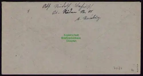 h7076 SBZ Handstempel Bezirk  14 Brief Radeburg gepr. BPP