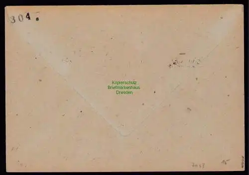 h7049 SBZ Handstempel Bezirk  14 Brief Klotzsche gepr. BPP