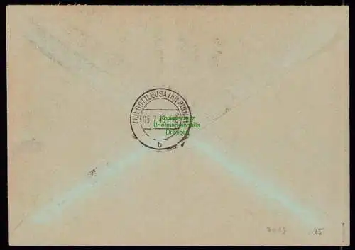 h7069 SBZ Handstempel Bezirk  14 Brief Pirna gepr. BPP