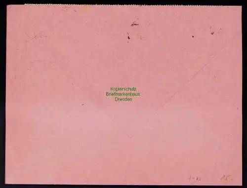 h7172 SBZ Handstempel Bezirk  27 Brief Leipzig 1