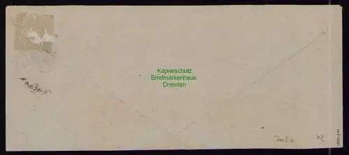 h7097 SBZ Handstempel Bezirk  14 Briefteil Dresden A19 gepr. BPP