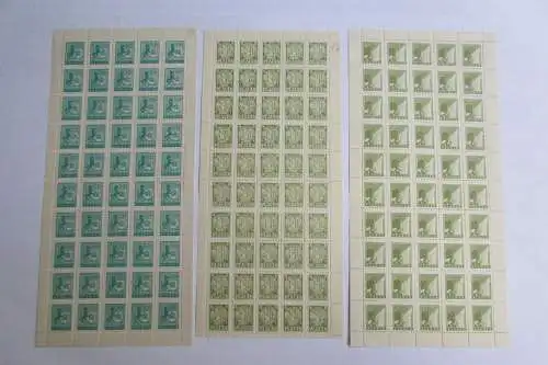 Lokalausgaben Plauen Michel No. 1 - 5 ** postfrisch Bogen ungefalten Rarität