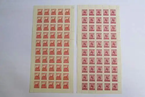 Lokalausgaben Plauen Michel No. 1 - 5 ** postfrisch Bogen ungefalten Rarität
