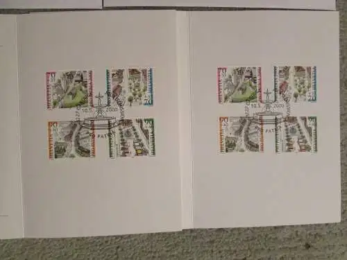 Schweiz Pro Partia 2000 verschiedene FDC MH Folder