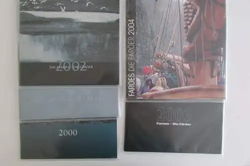 S384 Färöer 1986 bis 2004 ** 19 Jahresmappen mit komplettem Inhalt