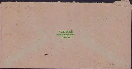 B21556 Brief SBZ 4x 51 tx MeF Ostsachsen Zwickau an Finanzamt Chemnitz 1946