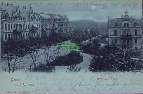 163004 AK Görlitz Victoriastrasse 1900