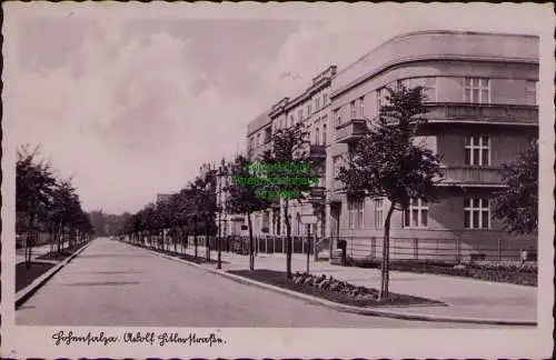 162816 AK Hohensalza Feldpost 1942 Adolf Hitlerstraße Inowroclaw