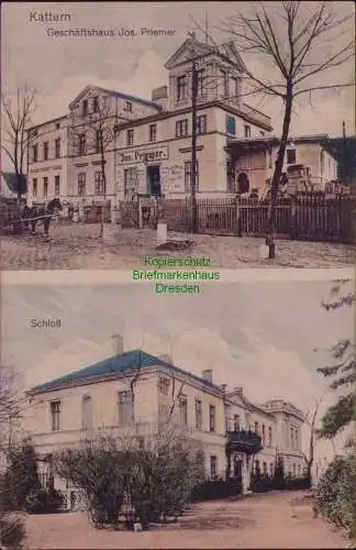 162788 AK Kattern Breslau Swieta Katarzyna (Siechnice) 1915 Haus Priemer Schloß