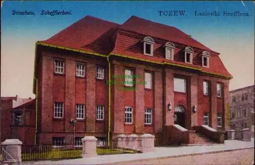 162793 AK Dirschau Schefflerbad TCZEW Lazienki Szefflera 1939 Westpreußen