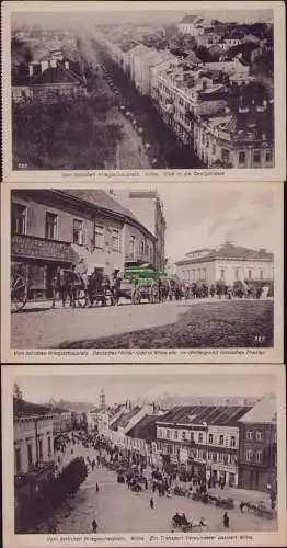 162933 3 AK Vilnius Litauen Vom östlichen Kriegsschauplatz Wilna Blick in die Ge