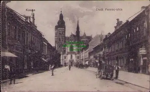 162853 AK Kassa Deak Ferenc-utca Breslau 1917 Kosice Slowakei