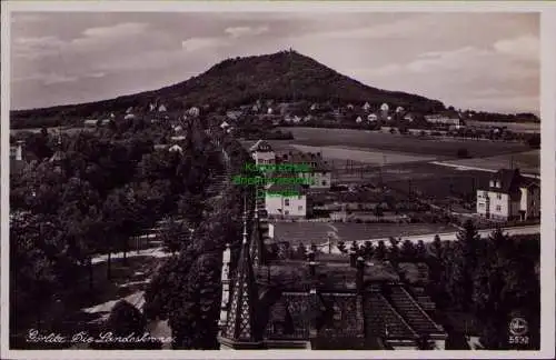 163006 AK Fotokarte Görlitz Die Landeskrone um 1930