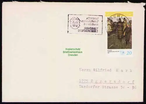 B19440 Brief DDR mit Spendenmarke DSF Portobetrug 1978 Berlin