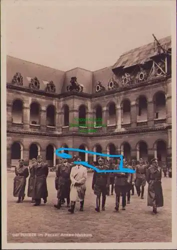 166321 AK Photo Hoffmann München Karte W 20 Pariser Armee Museum 1940