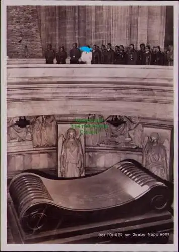 166322 AK Photo Hoffmann München Karte W 19 Paris 1940 Grab Napoleons
