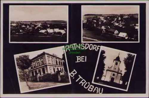 166314 AK Skuhrov Rathsdorf über Landskron Adlergebirge 1939 b. B. Trübau Schule