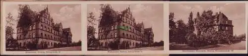 166303 6 AK Nürnberg 1930 3. Kongress für Blindenwohlfahrt Leporello im Folder
