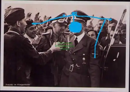 166330 AK Photo Hoffmann München Karte W 40 Luxemburg 1940 Freude Fliegerhorst