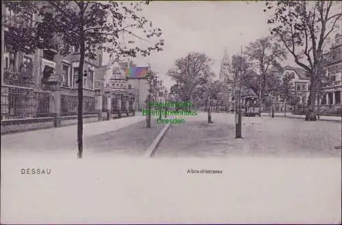166350 AK Dessau Albrechtstrasse 1908 1911