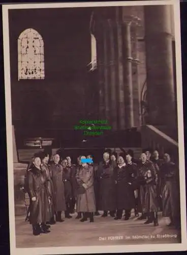 166318 AK Photo Hoffmann München Karte W 26 Im Münster zu Straßburg